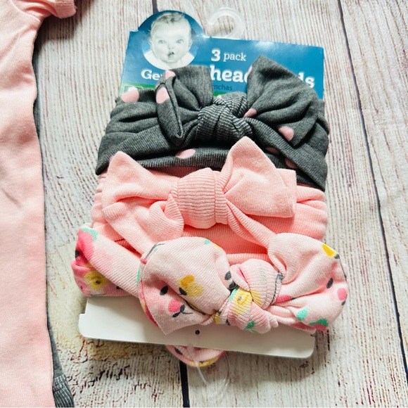 Gerber Pretty Princess Onesie Set & Headband Bundle - Size 12M NEW - Picture 5 of 5